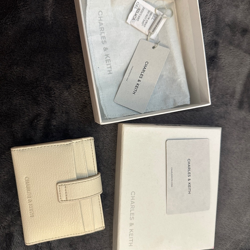 Charles & Keith Ivory Wallet